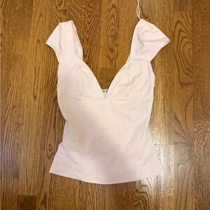 Elegant Light Pink Women's Top
